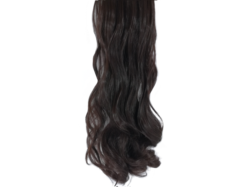 Long 3 Piece 60cm Full Head Clip-on Hair Extensions XXL Wavy - Dark Chocolate 4 Long 3 Piece 60cm Full Head Clip-on Hair Extensions XXL Wavy - Dark Chocolate 4