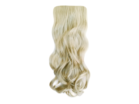Long 3 Piece 60cm Full Head Clip-on Hair Extensions XXL Wavy - 88 Ash beige blonde