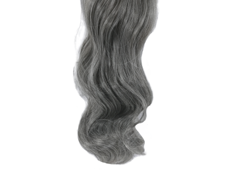Long 3 Piece 60cm Full Head Clip-on Hair Extensions XXL Wavy - 2M60 Salt & pepper mix