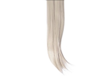 10 Piece Straight Long 55-60cm Full Head Clip-on Hair Extensions XXL - 60 White Blonde Straight