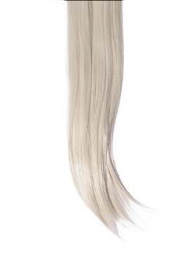 10 Piece Straight Long 55-60cm Full Head Clip-on Hair Extensions XXL - 60 White Blonde Straight