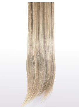 10 Piece Straight Long 55-60cm Full Head Clip-on Hair Extensions XXL - 16M60 Ash Beige Light Blonde Mix Straight