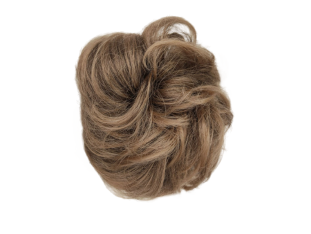 Messy Chignon Scrunchie Hair Bun Pony Updo For Women - T9-27 Darker Beige Brown