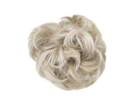 Messy Chignon Scrunchie Hair Bun Pony Updo For Women - 6T88 Latte Blonde Mix