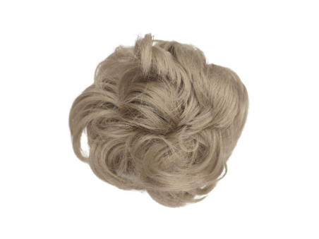 Messy Chignon Scrunchie Hair Bun Pony Updo For Women - 24 Light Blonde