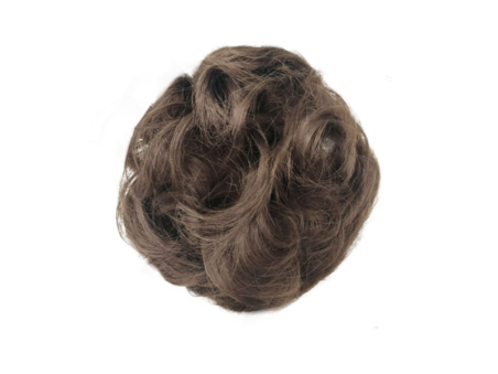 Messy Chignon Scrunchie Hair Bun Pony Updo For Women - 9 Light Beige Brown