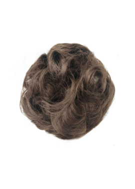 Messy Chignon Scrunchie Hair Bun Pony Updo For Women - 9 Light Beige Brown