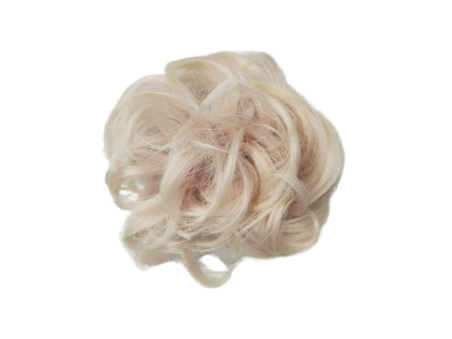 Messy Chignon Scrunchie Hair Bun Pony Updo For Women - T272C-613 Lighter Pearl Blonde