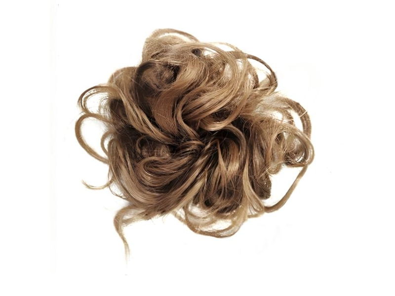 Messy Chignon Scrunchie Hair Bun Pony Updo For Women - 6AT27 Lighter Brown Mix Messy Chignon Scrunchie Hair Bun Pony Updo For Women - 6AT27 Lighter Brown Mix