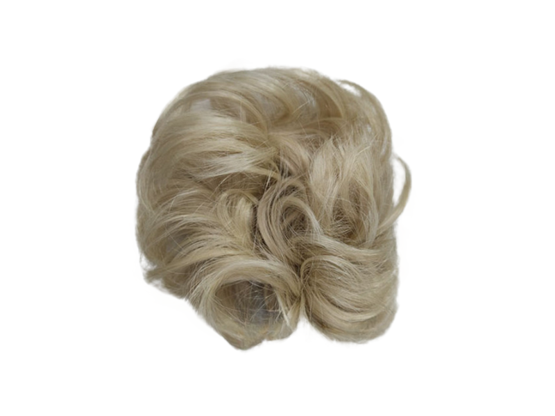 Messy Chignon Scrunchie Hair Bun Pony Updo For Women - M16/613 Pearl Platinum Blonde Mix Messy Chignon Scrunchie Hair Bun Pony Updo For Women - M16/613 Pearl Platinum Blonde Mix