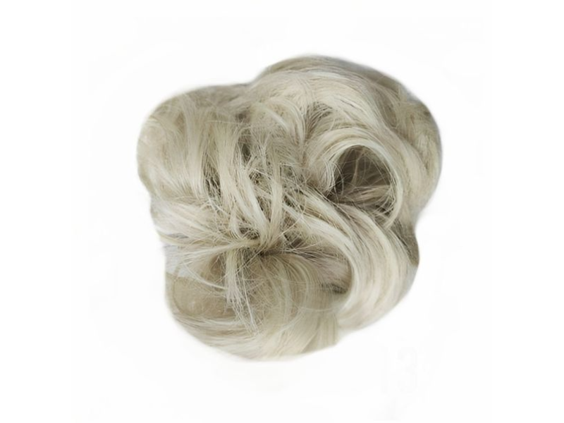 Messy Chignon Scrunchie Hair Bun Pony Updo For Women - 16T613 Pearl Medium Blonde Mix Messy Chignon Scrunchie Hair Bun Pony Updo For Women - 16T613 Pearl Medium Blonde Mix