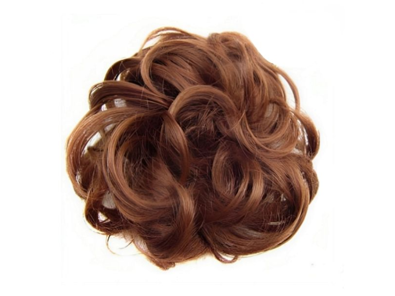 Messy Chignon Scrunchie Hair Bun Pony Updo For Women - Golden Auburn (30) Messy Chignon Scrunchie Hair Bun Pony Updo For Women - Golden Auburn (30)