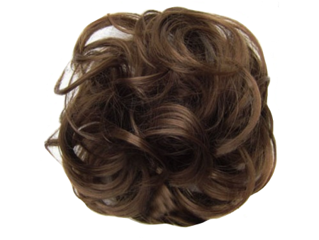 Messy Chignon Scrunchie Hair Bun Pony Updo For Women - Chestnut Brown (6)