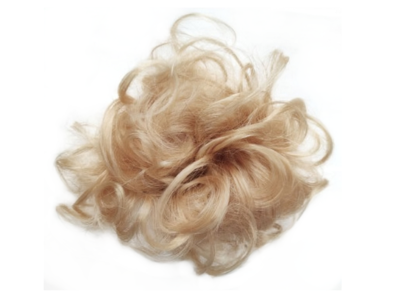 XL 100% Brazilian Remy Human Hair Scrunchie - 22-613 Golden Medium Blonde Mix XL 100% Brazilian Remy Human Hair Scrunchie - 22-613 Golden Medium Blonde Mix