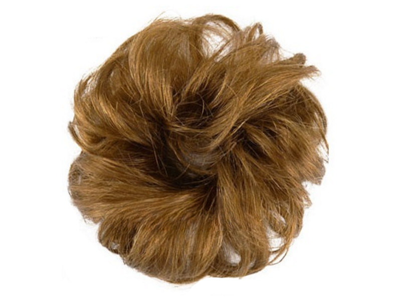 XL 100% Brazilian Remy Human Hair Scrunchie - 27 Strawberry Blonde XL 100% Brazilian Remy Human Hair Scrunchie - 27 Strawberry Blonde