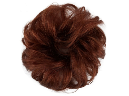 XL 100% Brazilian Remy Human Hair Scrunchie - 33 Mahogany Brown