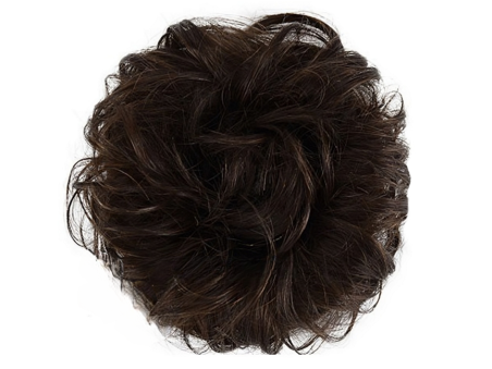 XL 100% Brazilian Remy Human Hair Scrunchie - 4 Chocolate Brown