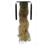 Tie-On Wavy Ombre Ponytail 55cm with Ribbons & Clip - 10T-24 Light Blonde 2