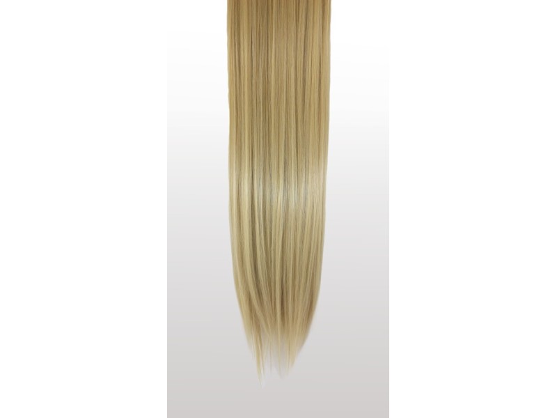 10 Piece Straight Long 55-60cm Full Head Clip-on Hair Extensions XXL - 22M60 Light Beige Blonde Mix Straight