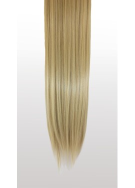 10 Piece Straight Long 55-60cm Full Head Clip-on Hair Extensions XXL - 22M60 Light Beige Blonde Mix Straight