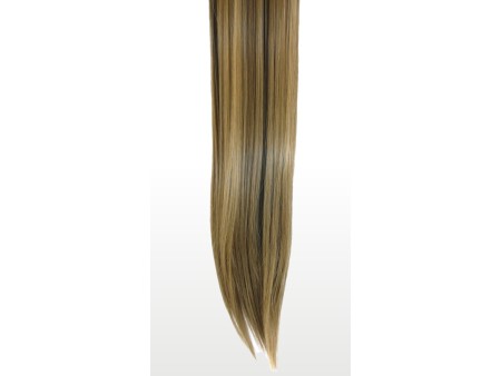 10 Piece Straight Long 55-60cm Full Head Clip-on Hair Extensions XXL - 8BM22 Natural Ash Dark Blonde Mix Straight