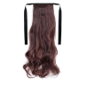 Tie-On Wavy Ponytail 55cm With Ribbons & Clip - 2-33 Mahogany Brown