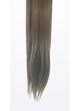 10 Piece Straight Long 55-60cm Full Head Clip-on Hair Extensions XXL - 8BM18B Ash Medium Blonde Mix Straight