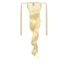 Tie-On Wavy Ponytail 55cm With Ribbons & Clip - 613 Platinum blonde