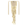 Tie-On Wavy Ponytail 55cm With Ribbons & Clip - 88H60 Ash White Blonde Mix