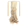 Tie-On Wavy Ponytail 55cm With Ribbons & Clip - F18-613 Ash Light Blonde Mix