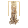 Tie-On Wavy Ponytail 55cm With Ribbons & Clip - F18-613 Ash Light Blonde Mix
