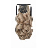 Tie-On Wavy Ponytail 55cm With Ribbons & Clip - M27-613 Light Caramel