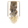 Tie-On Wavy Ponytail 55cm With Ribbons & Clip - T18B-613 Ash Light Blonde Mix