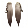 Self-Fastening Wrap Straight Ponytail 55cm - 12M88 Light ash brown blonde mix