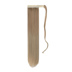 Self-Fastening Wrap Straight Ponytail 55cm - 24-27 Beige Ombre