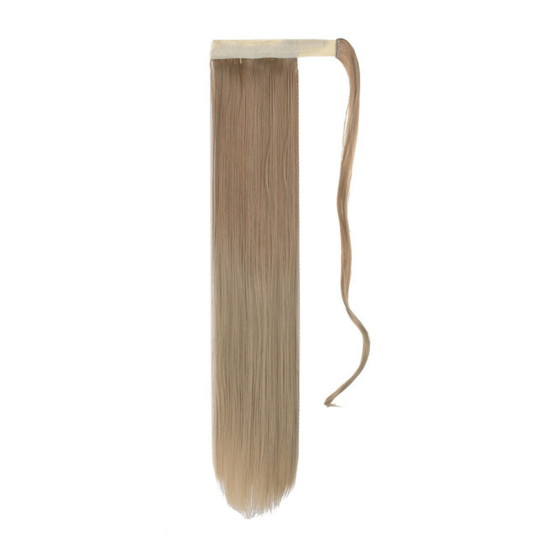 Self-Fastening Wrap Straight Ponytail 55cm - 24-27 Beige Ombre