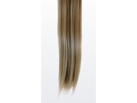 10 Piece Straight Long 55-60cm Full Head Clip-on Hair Extensions XXL - M988 Light latte blonde-brown Mix Straight