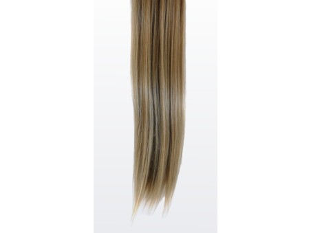 10 Piece Straight Long 55-60cm Full Head Clip-on Hair Extensions XXL - M988 Light latte blonde-brown Mix Straight