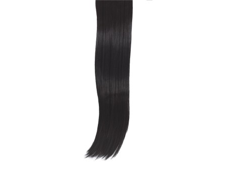 10 Piece Straight Long 55-60cm Full Head Clip-on Hair Extensions XXL - 1B Natural Black Brown Straight