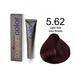 Toujours Trend Permanent Dye 100ml +100ml 20vol Developer - 5.62 Light Red Irise Brown