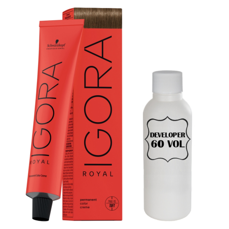 Igora Royal Professional -60ml +60ml 20vol developer - 7.42