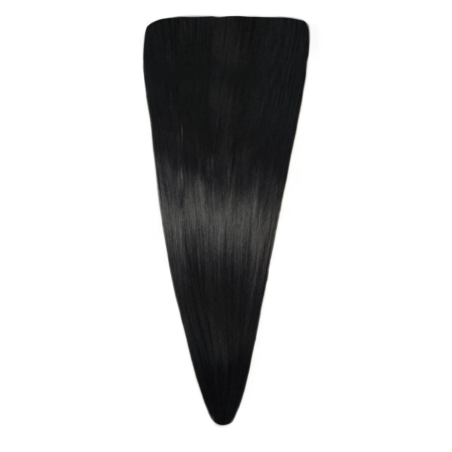 1 Piece Straight 5 Clip Synthetic Hair Extension XXL 60cm - 1 Jet Black