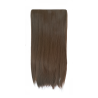 1 Piece Straight 5 Clip Synthetic Hair Extension XXL 60cm - 10 Mid Brown