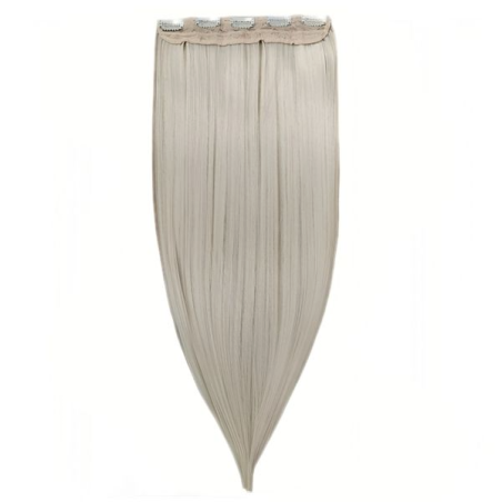1 Piece Straight 5 Clip Synthetic Hair Extension XXL 60cm - 16h60 Light Blonde Mix