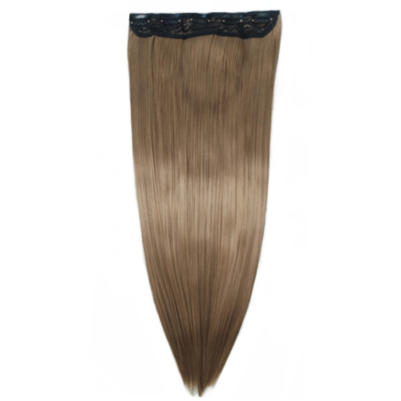 1 Piece Straight 5 Clip Synthetic Hair Extension XXL 60cm - 18m22 Chestnut Mix 1 Piece Straight 5 Clip Synthetic Hair Extension XXL 60cm - 18m22 Chestnut Mix