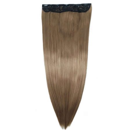 1 Piece Straight 5 Clip Synthetic Hair Extension XXL 60cm - 18m22 Chestnut Mix
