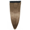 1 Piece Straight 5 Clip Synthetic Hair Extension XXL 60cm - 18m22 Chestnut Mix