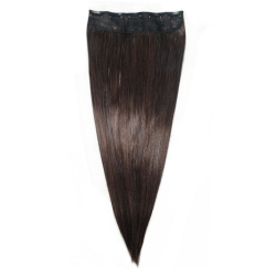 1 Piece Straight 5 Clip Synthetic Hair Extension XXL 60cm - 2-30 Dark Brown Mix