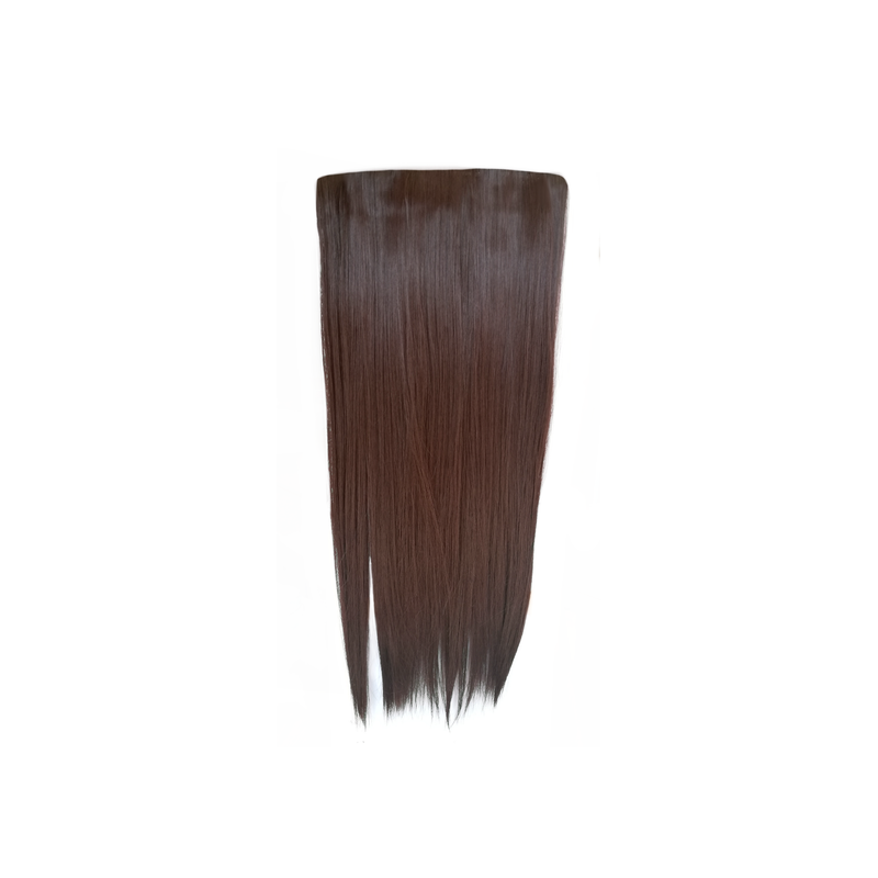 1 Piece Straight 5 Clip Synthetic Hair Extension XXL 60cm - 33 Mahogany