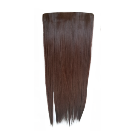 1 Piece Straight 5 Clip Synthetic Hair Extension XXL 60cm - 33 Mahogany